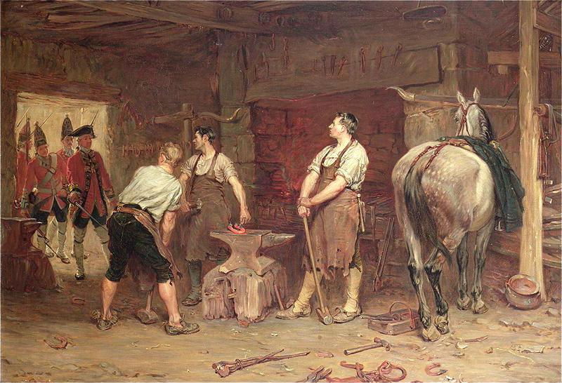 John Seymour Lucas After Culloden- Rebel Hunting, China oil painting art